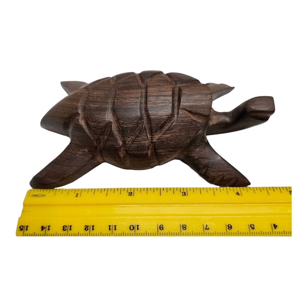 Ironwood Hand Carved Turtle, Vintage